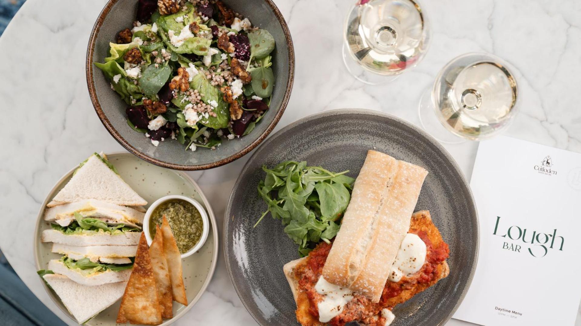 The Culloden Estate And Spa Holywood  Extérieur photo A selection of dishes from the menu